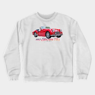 1957 Triumph TR3 Cabriolet Crewneck Sweatshirt